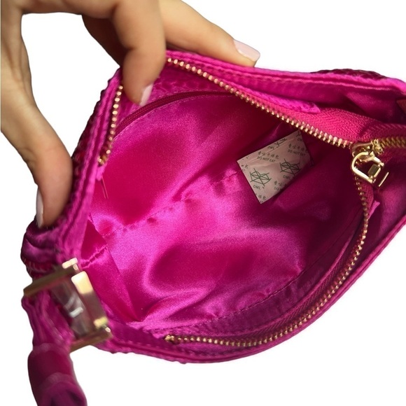 NWOT Pink Rhinestone Handbag - Picture 4 of 4